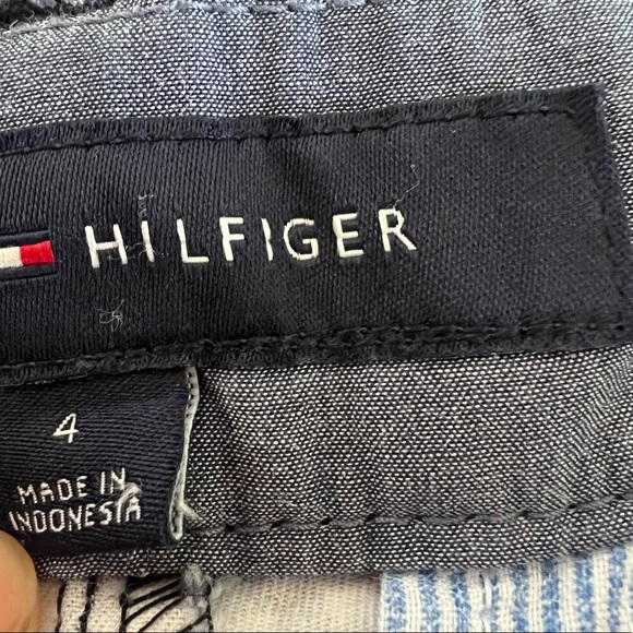 TOMMY HILFIGER | blue & white gingham shorts - Picture 7 of 7